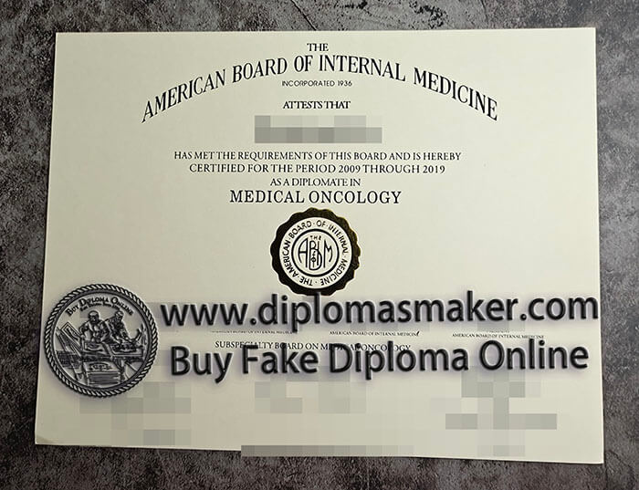purchase fake American Board of Internal Medicine degree