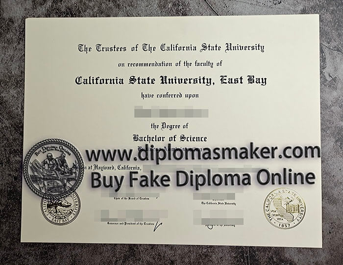 purchase fake California State University, East Bay diploma