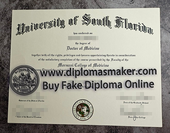 purchase fake University of South Florida diploma