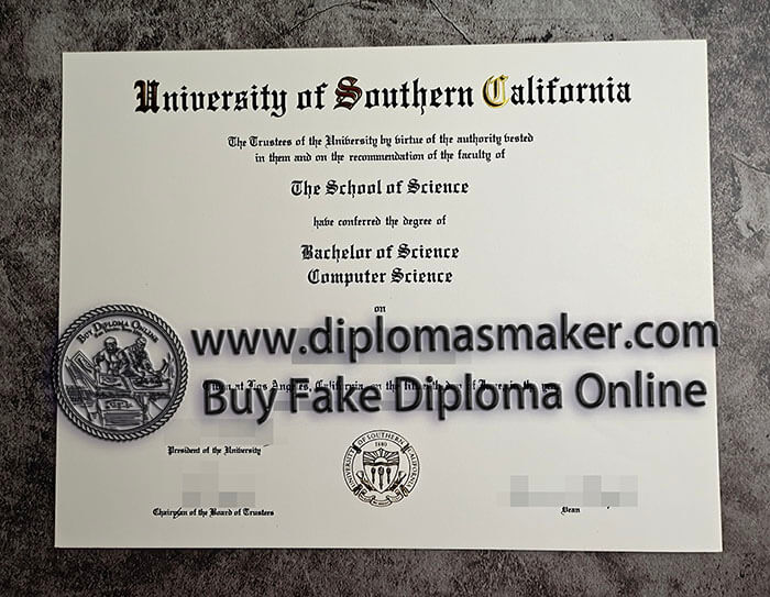 purchase fake University of Southern California diploma