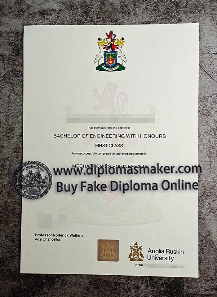 purchase fake Anglia Ruskin University diploma