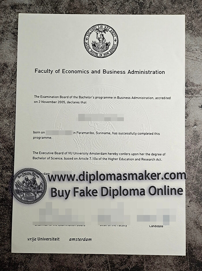 purchase fake Faculty of Economics and Business Administration diploma