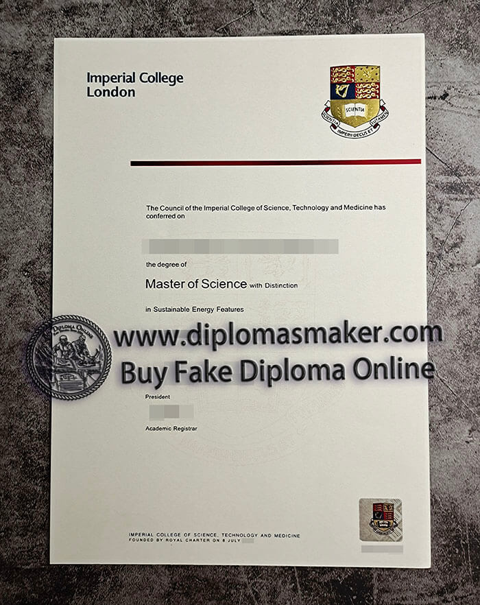 purchase fake Imperial College London diploma