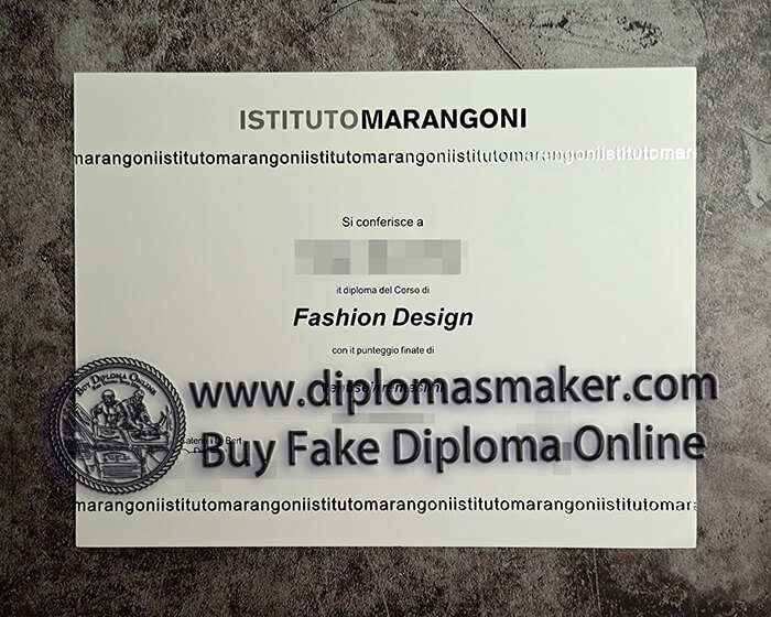 purchase fake Istituto Marangoni diploma