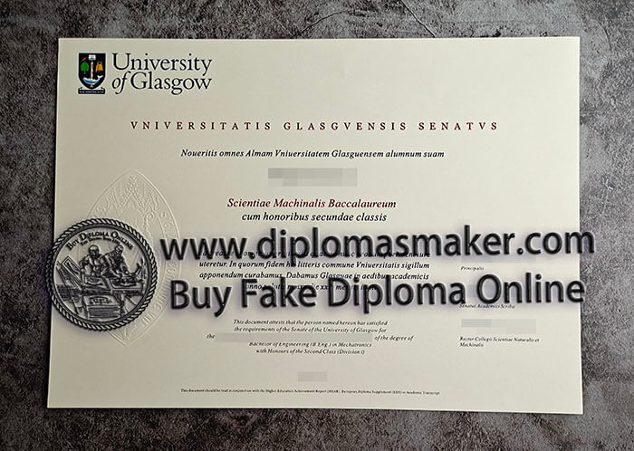 purchase fake University of Glasgow diploma