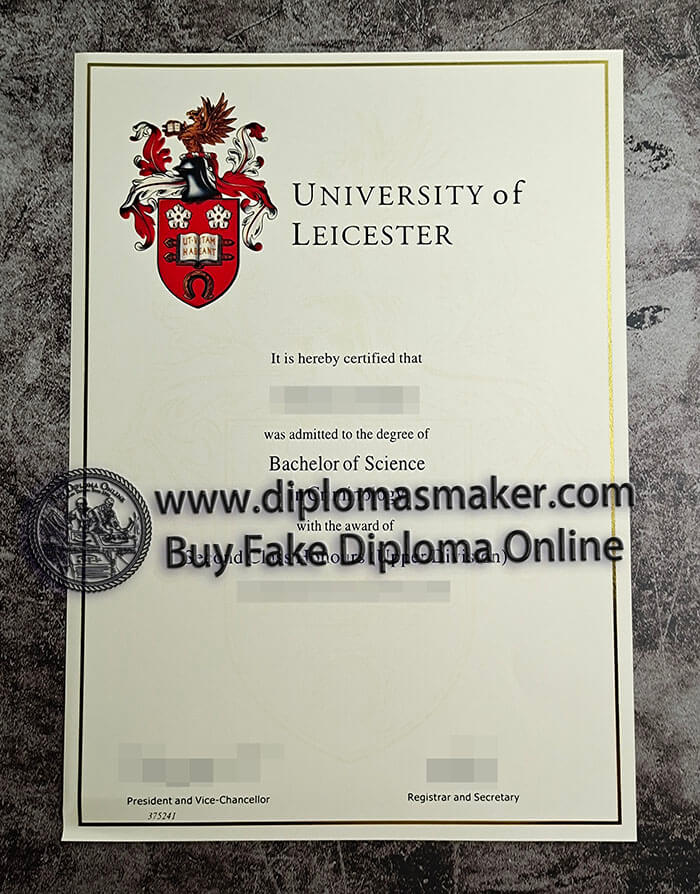 purchase fake University of Leicester diploma