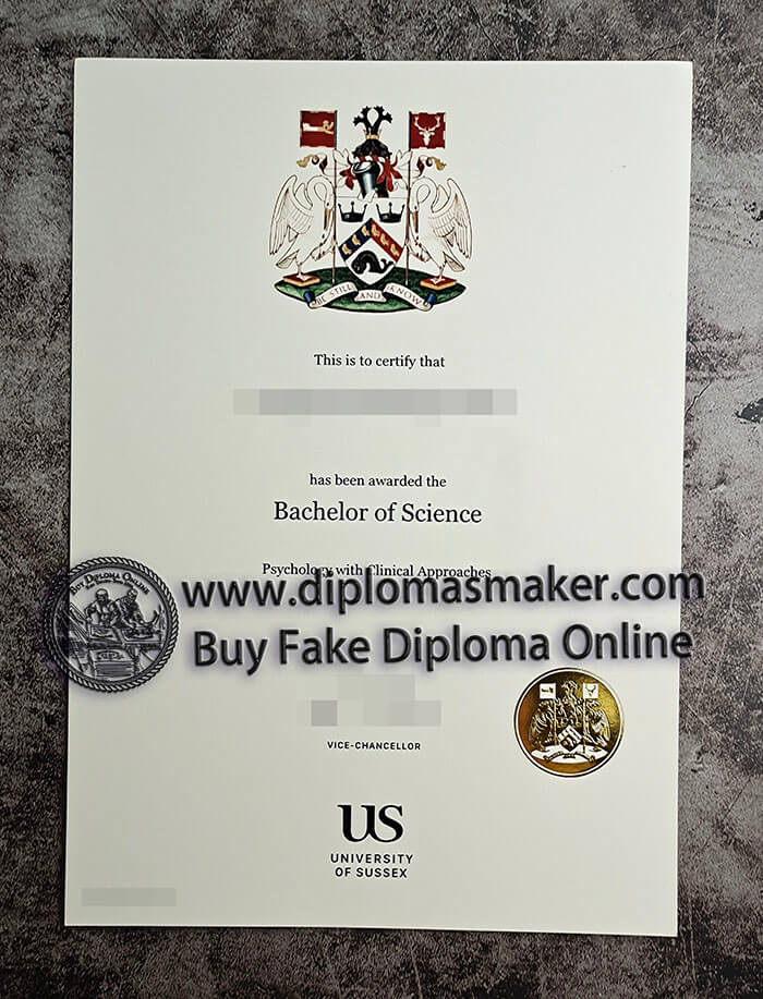 purchase fake University of Sussex diploma