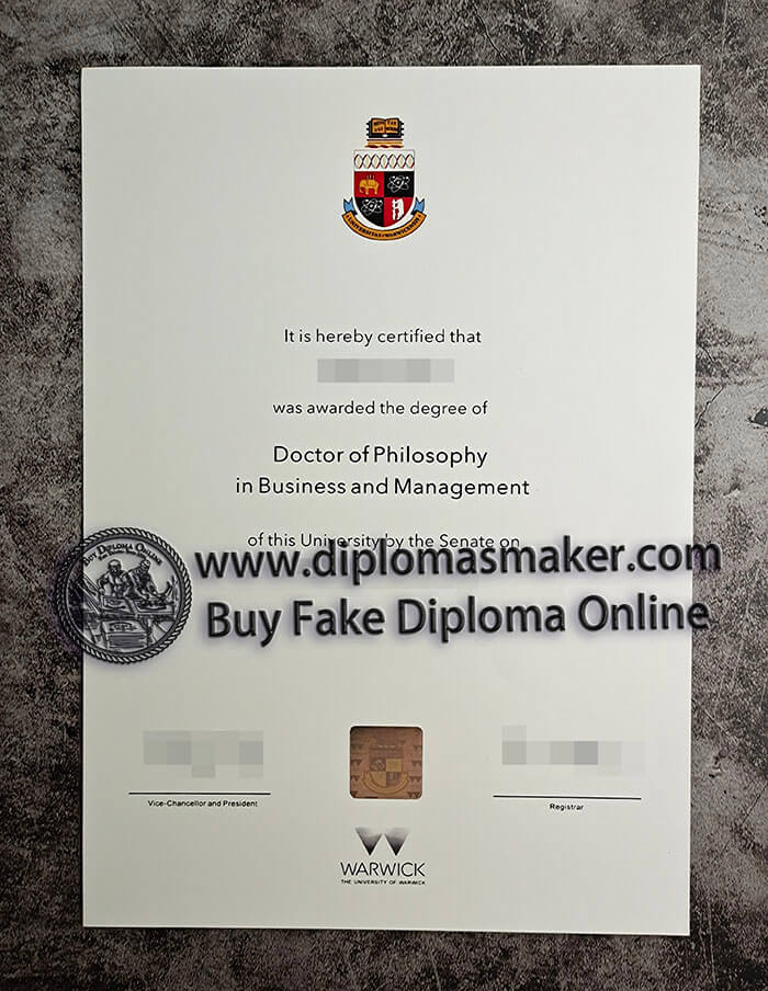 purchase fake University of Warwick diploma
